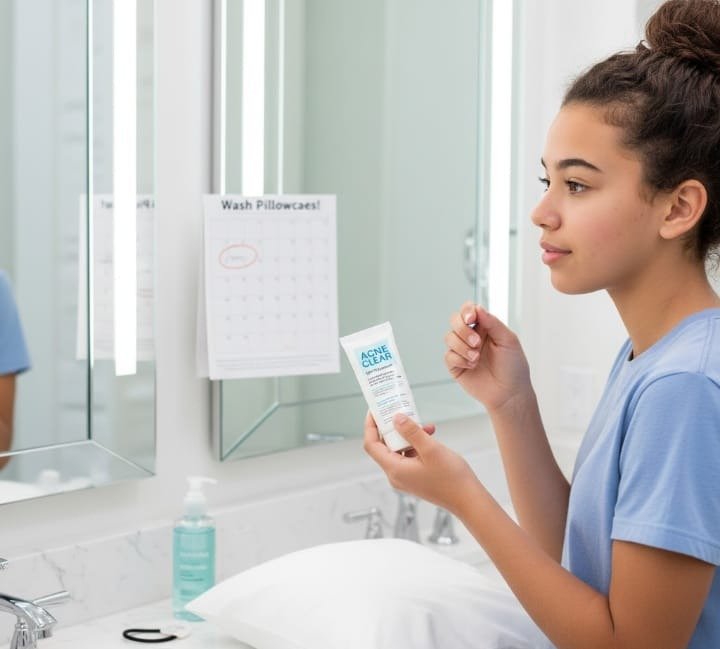 Skincare Routine for Teenage Girls