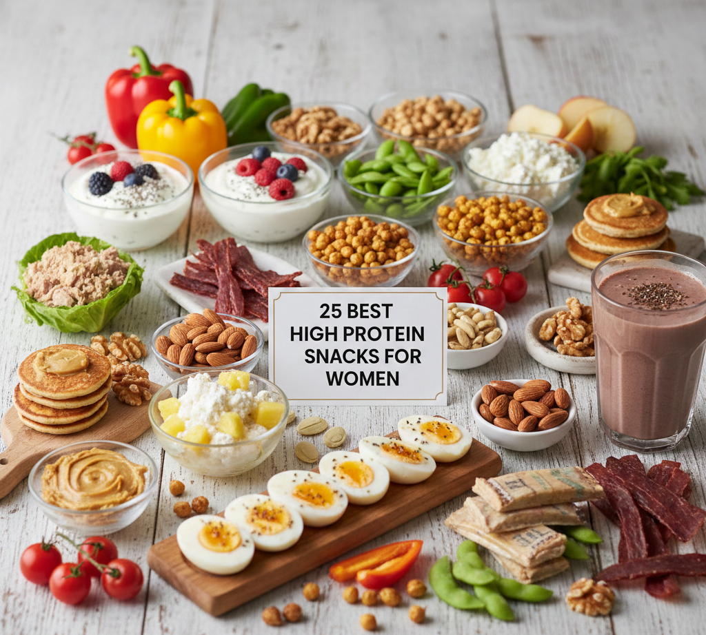 High Protein Snacks: 25 Best Ideas for Women to Lose Weight