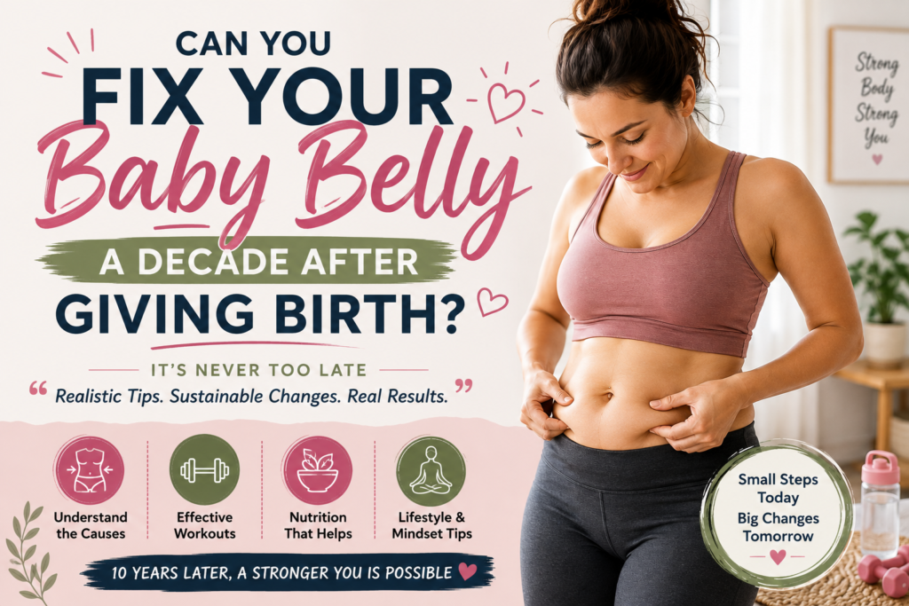 Can You Fix Your Baby Belly a Decade After Giving Birth?