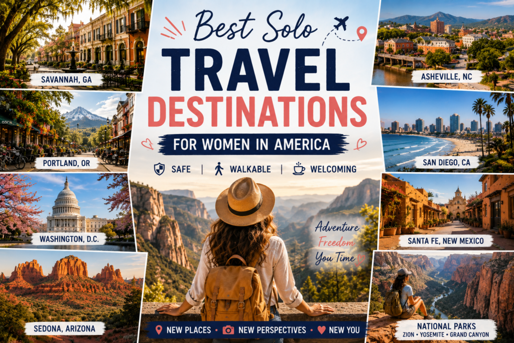 Best Solo Travel Destinations for Women in America