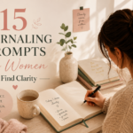 15 journaling prompts for women to Find Clarity